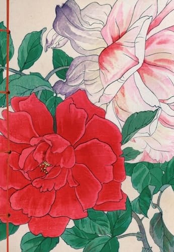 Carnet Hazan Roses dans l'estampe japonaise 18 x 26 cm (papeterie)