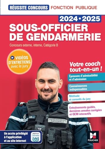 Réussite Concours - Sous-officier de gendarmerie - 2024-2025- Préparation complète