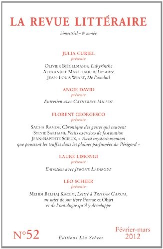 La Revue Littéraire, N°52, février 2012