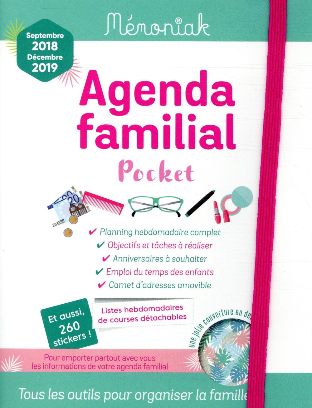 Agenda familial Mémoniak pocket 2018-2019