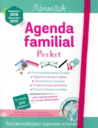 Agenda familial Mémoniak pocket 2018-2019