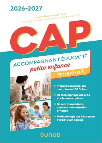 CAP Accompagnant éducatif petite enfance (AEPE) - Épreuves professionnelles 2026-2027: Tout-en-un
