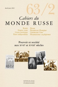 Cahiers du monde russe n°63/2 - Varia