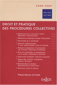 Droit et pratique des procédures collectives 2008-2009