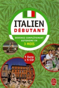 Coffret Italien débutant : 1 Livre + 5 CD