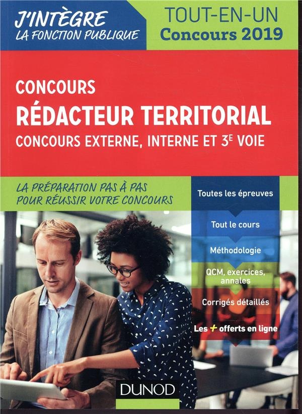 Concours Rédacteur territorial. Externe, interne et 3e voie. - Tout en un - Concours 2019: Tout-en-un - Concours 2019