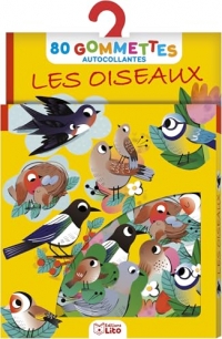 Les gommettes les oiseaux