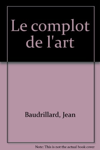 Le complot de l'art