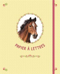 Papier à lettres, chevaux