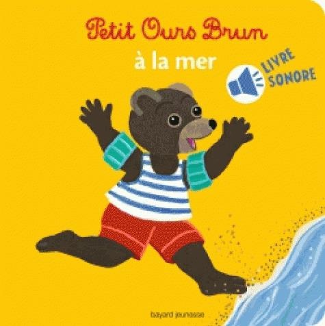 Mini Sonore Petit Ours Brun à la mer