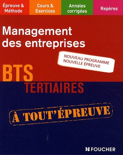 Management des entreprises BTS tertiaires