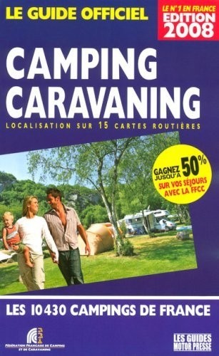 Guide officiel Camping Caravaning : Localisation sur 15 cartes routières