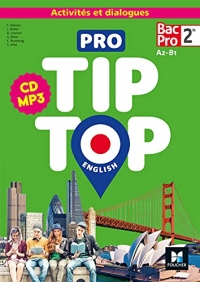 PRO TIP TOP ENGLISH - 2de Bac Pro - Éd. 2021 - CD audio