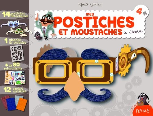Mes postiches et moustaches à décorer