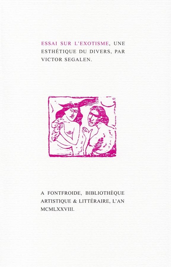 Essai sur l'exotisme