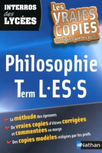 Interros des Lycées Philosophie Term L.ES.S