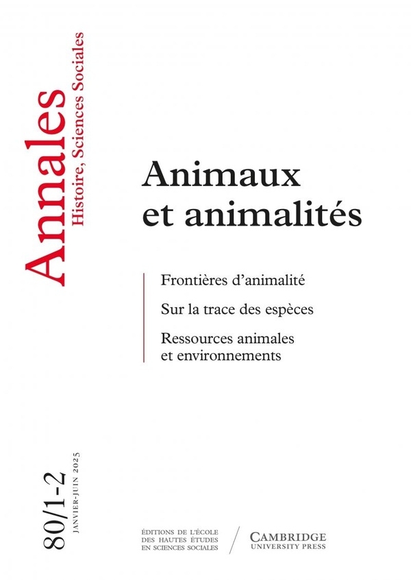 Annales. Histoire, Sciences sociales n°1-2/2025