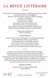 LA REVUE LITTERAIRE N° 61