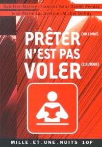 Prêter (un livre) n’est pas voler (l'auteur)