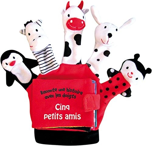 Cinq petits amis : Le livre-gant