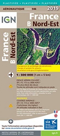 France Nord-Est pelliculée : 1/500 000