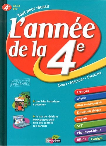 ANNEE DE LA 4E