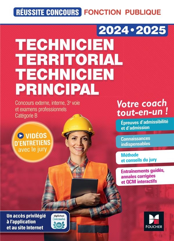 Réussite Concours - Technicien territorial/principal - Préparation complète 2023-2024