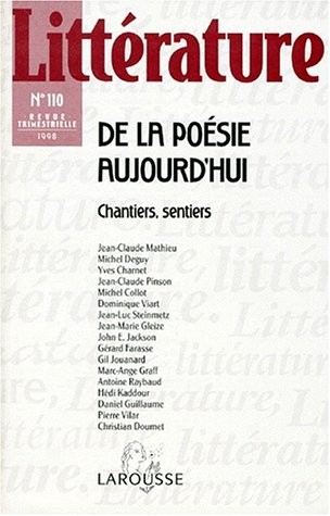 Revue littérature, numéro 110