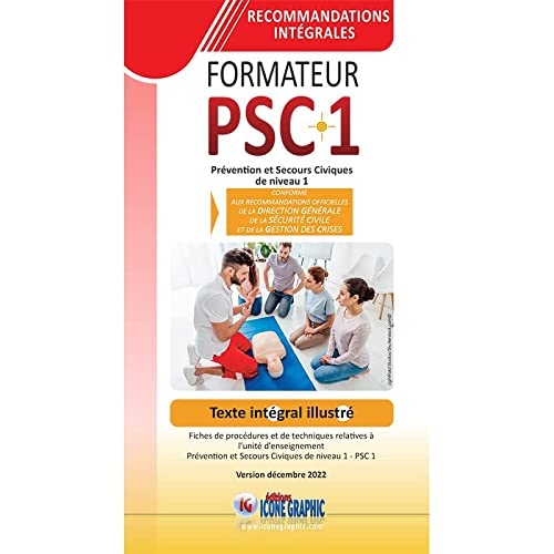 Fiches Guide technique du formateur PSC1 Premiers Secours Civiques de niveau 1