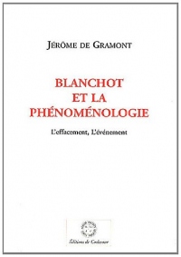 Blanchot et la phénoménologie