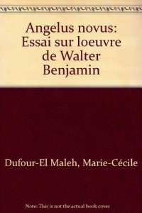 ANGELUS NOVUS ESSAI SUR L OEUVRE DE WALTER BENJAMIN
