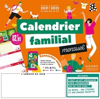 Calendrier familial mensuel 2021-2022