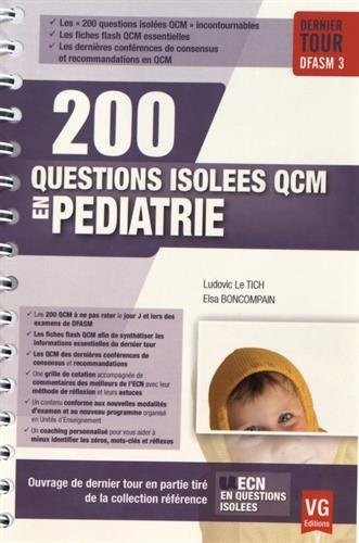 200 questions isolées QCM en pédiatrie