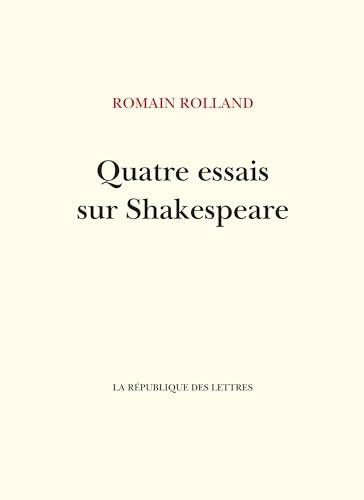 Quatre essais sur Shakespeare