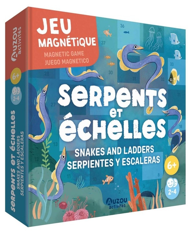Jeu magnétique - serpents et échelles