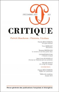 Critique 823 Patrick Boucheron