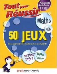 Maths avec petit panda : 50 jeux Maternelle GS 5-6 ans
