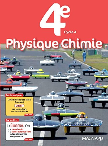 Physique chimie 4e Cycle 4