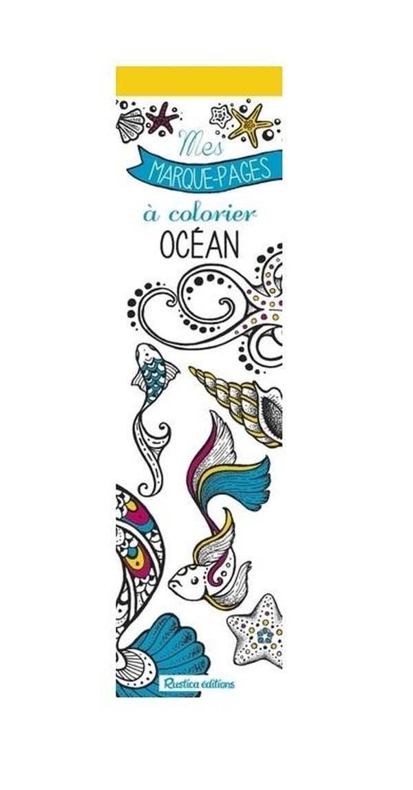 Mes marque-pages à colorier Océan