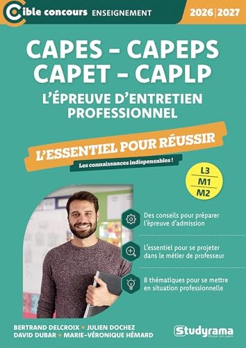 CAPES, CAPEPS, CAPET, CAPLP – L’épreuve d’entretien professionnel: L'essentiel à connaître – Sessions 2026-2027 (L3/M2)