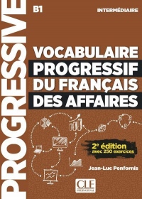 Vocabulaire progressif du français des affaires - Niveau intermédiaire - Livre + CD - 2ème édition - Nouvelle couverture