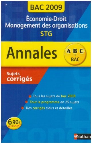 ANNAL 09 ABC SUJ COR ECO DROIT