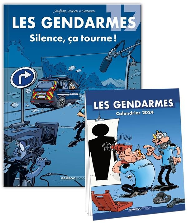 Les Gendarmes - tome 17 + calendrier 2024 offert: Silence, ça tourne !