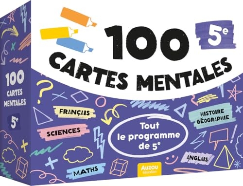 100 cartes mentales - tout le programme de 5e