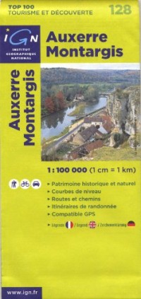 Auxerre Montargis : 1/100000