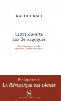 Lettre ouverte aux démagogues