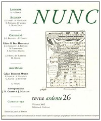 Nunc, N° 26, Février 2012 : Georges Didi-Huberman