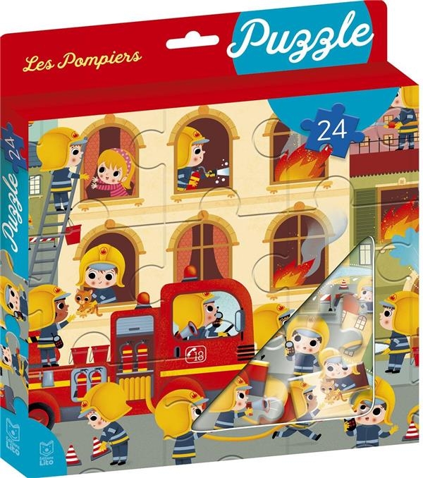 Ma boite a puzzle24p pompiers