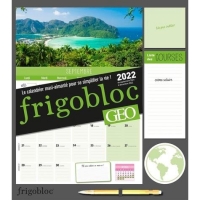 FRIGOBLOC MENSUEL GÉO 16 mois - Sept 2021 à Déc 2022: Le calendrier maxi-aimanté pour se simplifer la vie !