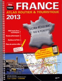 Atlas routier et touristique plastifié France : 1/250 000